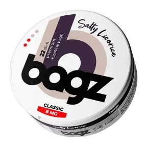 Bagz Salty Licorice Slim 8mg