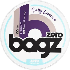 Bagz Zero Salty Licorice Slim Nikotinfri