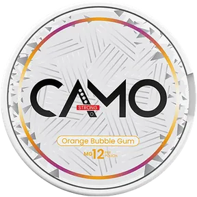 Camo Orange Bubble Gum Slim Extra Strong