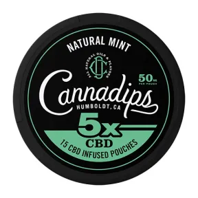 Cannadips Natural Mint Slim