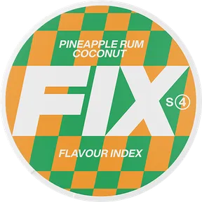 Fix Pineapple Rum Coconut S4 Slim 9.8mg