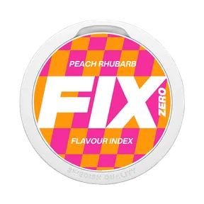 Fix Zero Peach Rhubarb Slim Nikotinfri