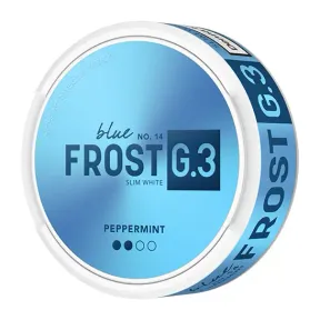 G3 no14 Frost Blue Vit Slim Extra Stark