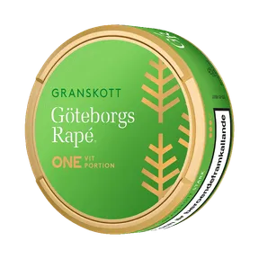 Göteborgs Rapé ONE Granskott Vit