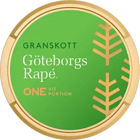 Göteborgs Rapé ONE Granskott Vit Stark
