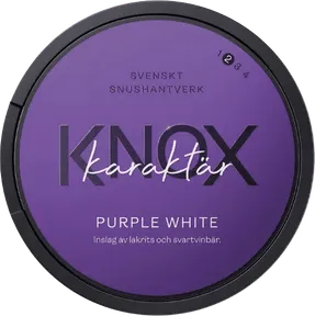 Knox Karaktär Purple Vit