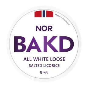 Nor BAKD Salted Licorice All Vit Loose 8mg