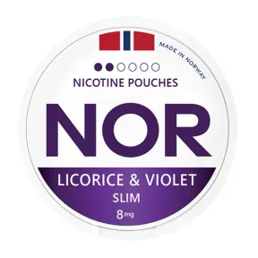 Nor Licorice Violet Slim 8mg