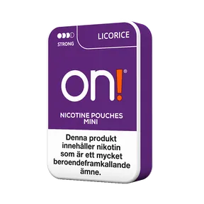 On! Licorice Mini Strong
