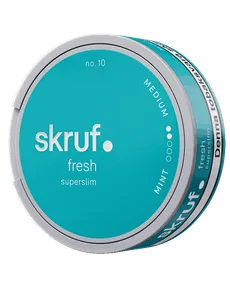 Skruf Fresh No 10 Mint Medium Super Slim