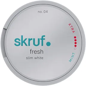 Skruf No 04 Fresh Mint Slim Xtra Strong