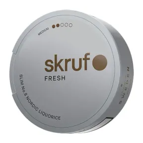 Skruf no 08 Fresh Nordic Liquorice Slim