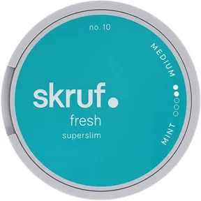 Skruf No 10 Fresh Mint Super Slim