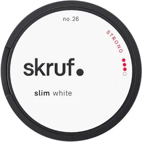 Skruf no 26 Vit Slim Stark
