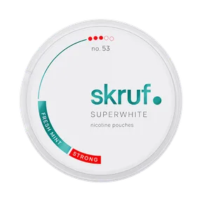 Skruf Superwhite No 53 Fresh Mint Slim 9mg