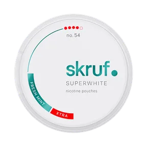 Skruf Superwhite No 54 Fresh Mint Slim 11mg