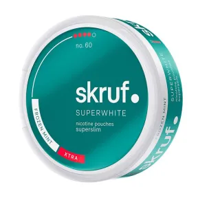 Skruf SUPERWHITE no 60 Frozen Mint Mini Extra Strong