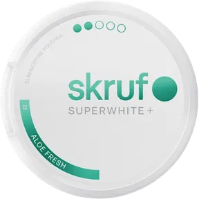 Skruf Superwhite No 72 Aloe Fresh Slim 8mg