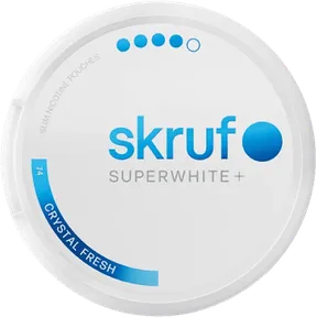 Skruf Superwhite No 74 Crystal Fresh Slim 12mg