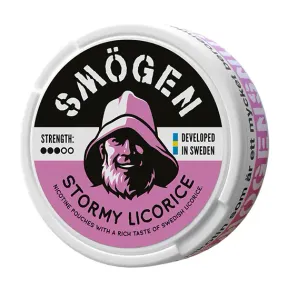Smögen Stormy Licorice Slim Strong