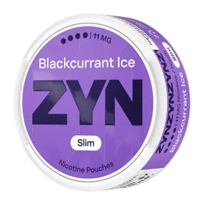 ZYN Blackcurrant Ice Slim Extra Strong